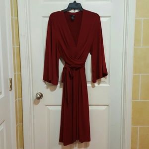 Kimono style wrap dress